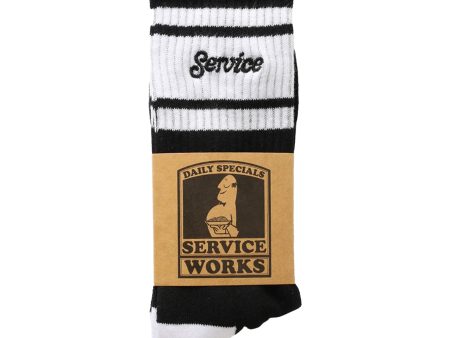 Service Works Logo Ringer Socks Sale