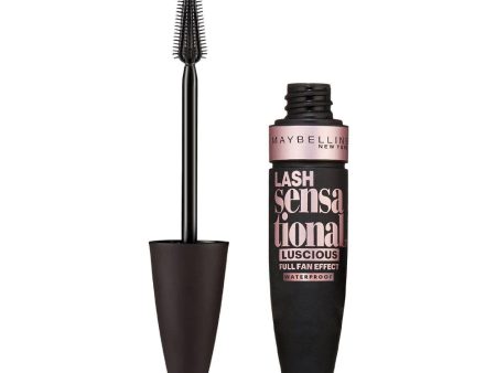 Maybelline Lash Sensational Luscious Waterproof Mascara 9.0ml 704 VERY BLACK Cheap