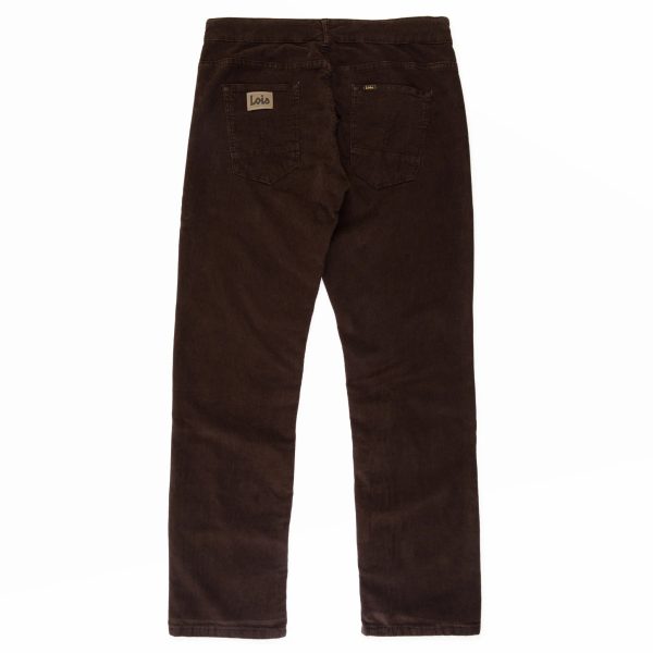 Lois Sierra Needle Cord Trousers - Delicioso Chocolate Online now