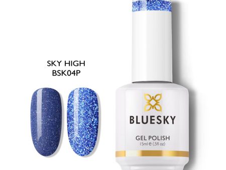 Bluesky Gel Polish Sparkle Chic Collection 15ml BSK04 SKY HIGH For Cheap