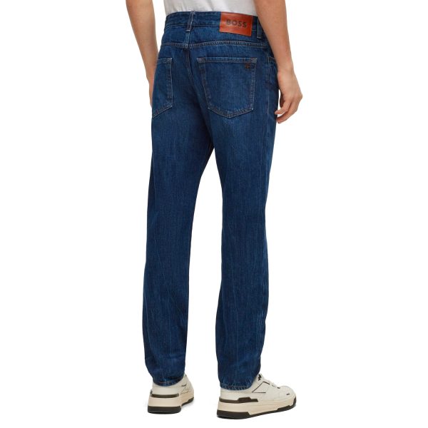 Boss ReMaine Regular Fit Jeans - Roots Dark Blue For Sale