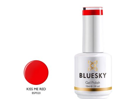 Bluesky Gel Polish 15ml BSP020P KISS ME RED Online now