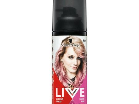 Schwarzkopf Live Colour Spray 1 Wash CANDY PINK For Sale