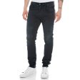 Replay Hyperflex Anbass Rip & Repair Slim Tapered Jeans Sale