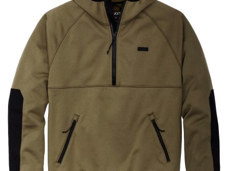 Filson Granite Spire Fleece Pullover - Field Olive For Cheap