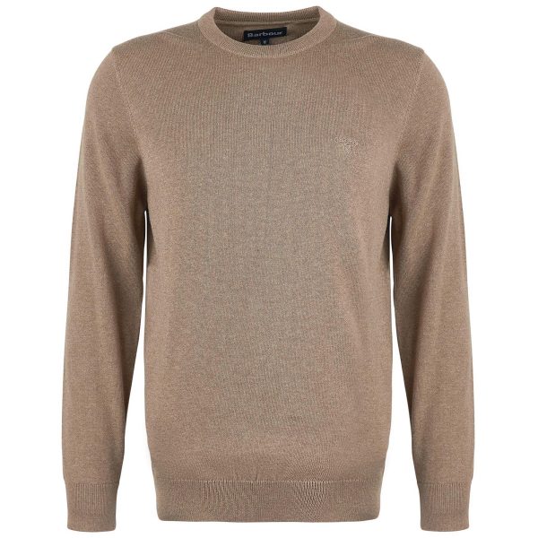 Barbour Pima Cotton Crew Neck Knit Online now