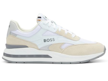 Boss Kurt Runner sdme Trainers - White For Cheap