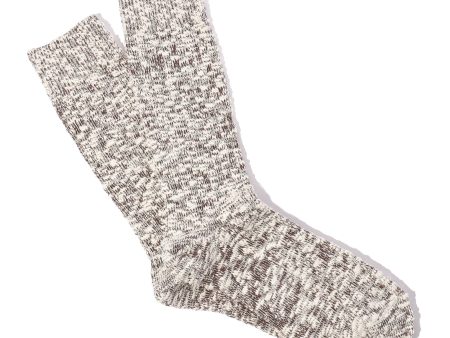 Anonymous Ism Light Slub Crew Socks - Chocolate Sale