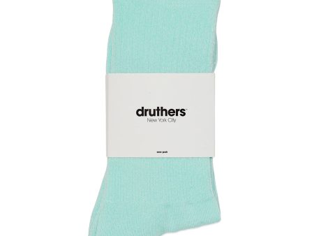 Druthers Organic Cotton Everyday Crew Socks - Mint Supply