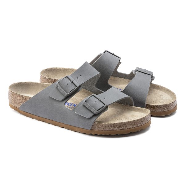 Birkenstock Arizona SFB BF Sandals - Desert Soil Grey Online now