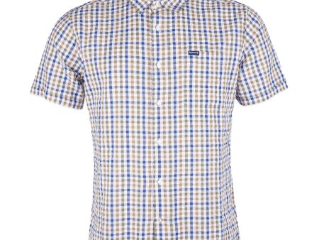 Barbour Arnott Short Sleeve Summer Shirt - Olive For Sale