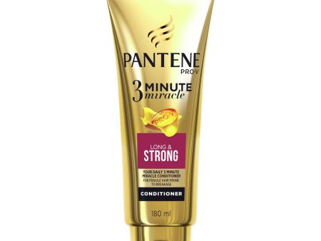 Pantene 3 Minute Miracle Conditioner Long & Strong 180ml Fashion