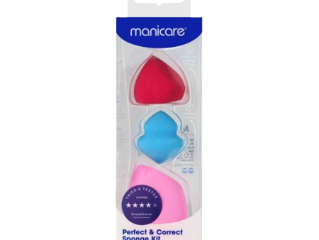 Manicare Perfect & Correct 3pc Sponge Kit Fashion