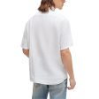 Boss Rash 2 Linen Short Sleeve Shirt - White on Sale