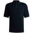 Boss Asac P Knitted Polo - Navy on Sale