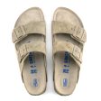 Birkenstock Arizona SFB VL Sandals - Faded Khaki Suede Online Hot Sale