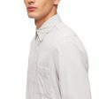 Boss Relegant 6 Corduroy Shirt - Light Pale Grey Online