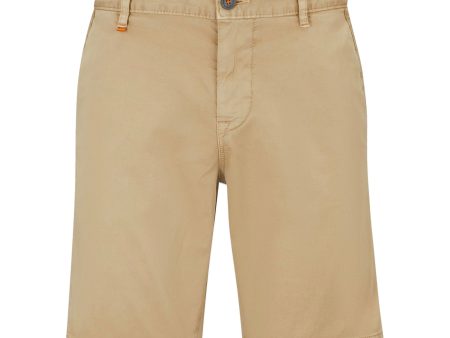 Boss Schino ST Slim Chino Shorts  - Beige Hot on Sale