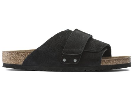 Birkenstock Kyoto Sandals - Desert Buck Black Nubuck Hot on Sale