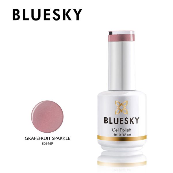 Bluesky Gel Polish 15ml 80546P GRAPEFRUIT SPARKLE Supply