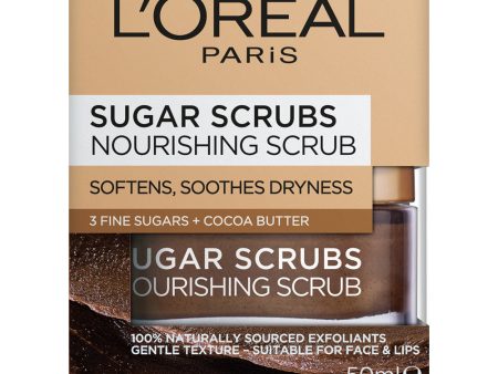 L Oréal Sugar Scrubs Nourishing Scrub 50ml For Discount