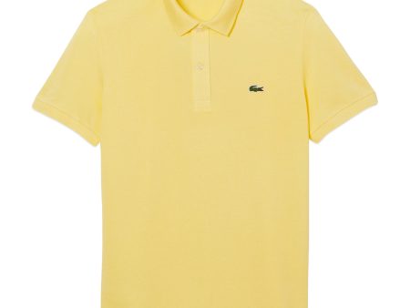 Lacoste Short Sleeved Slim Fit Polo PH4012 - Yellow For Discount