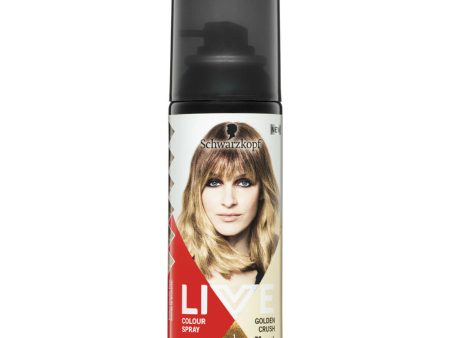 Schwarzkopf Live Colour Spray 1 Wash GOLDEN CRUSH Sale