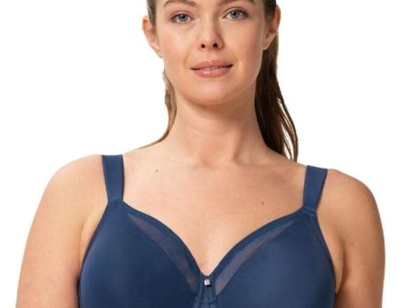 Triumph True Shape Sensation Minimiser Underwire Bra - Deep Water on Sale