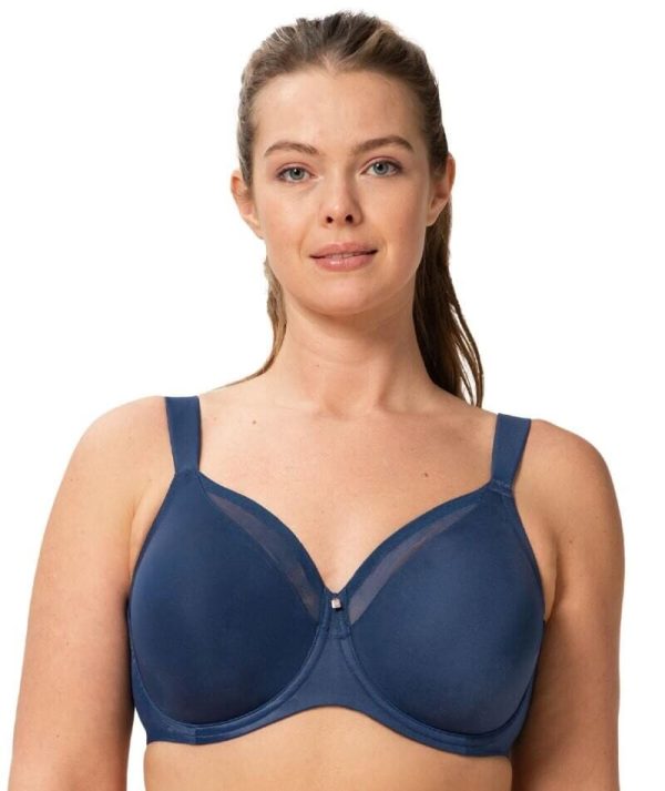 Triumph True Shape Sensation Minimiser Underwire Bra - Deep Water on Sale