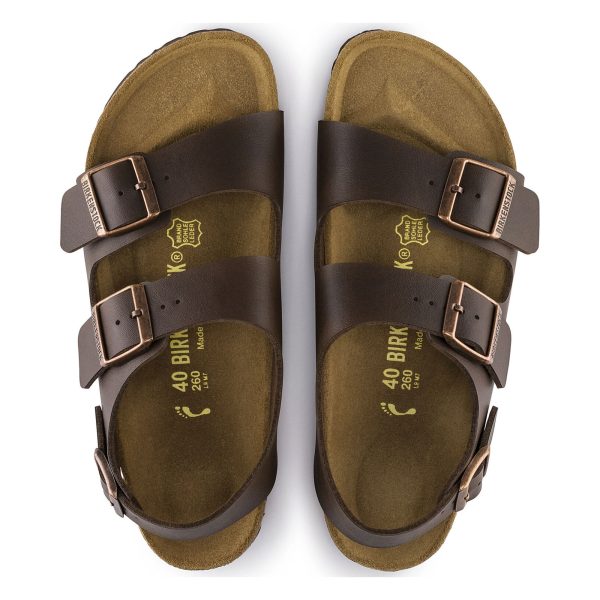 Birkenstock Milano BF Sandals - Dark Brown Fashion