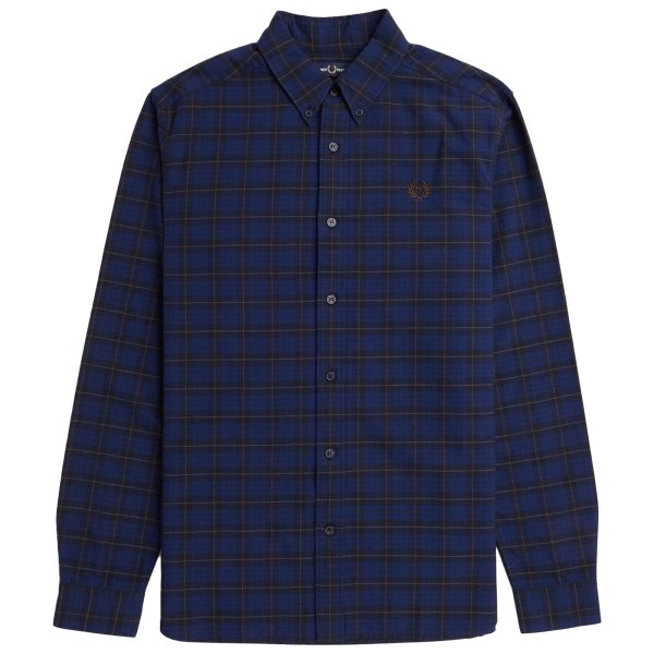 Fred Perry Tartan Oxford Shirt Hot on Sale