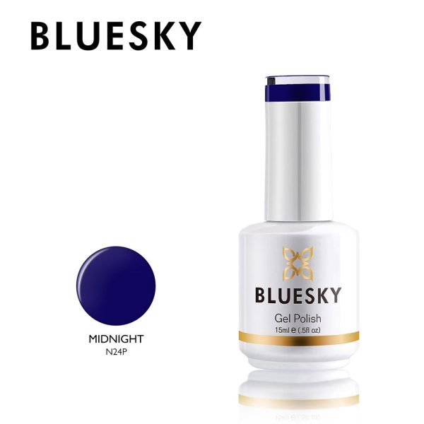 Bluesky Gel Polish 15ml N24P MIDNIGHT Online Hot Sale