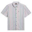 Napapijri G-Tulita Short Sleeve Shirt - Stripe For Sale