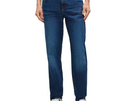 Boss ReMaine Regular Fit Jeans - Roots Dark Blue For Sale