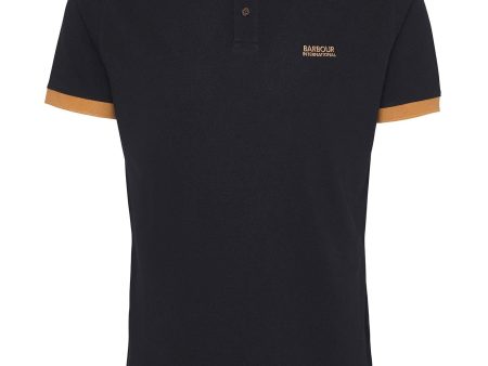 Barbour International Howall Polo - Black Online Hot Sale