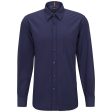 Boss Relegant 6 Poplin LS Shirt - Navy For Sale