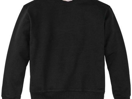 Filson Prospector Crew Neck Sweatshirt - Black Supply