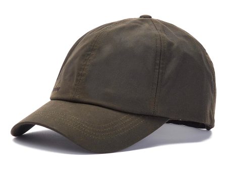 Barbour Wax Sports Cap - Olive Supply