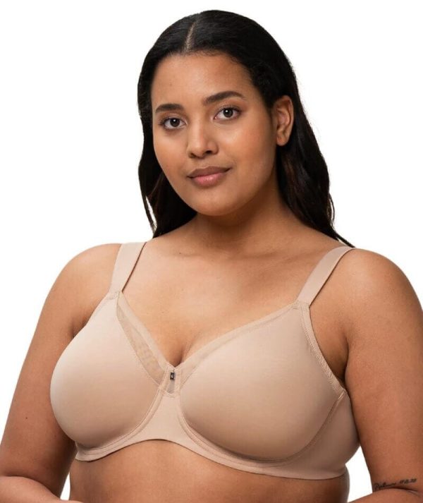 Triumph True Shape Sensation Minimiser Underwire Bra - Smooth Skin For Discount