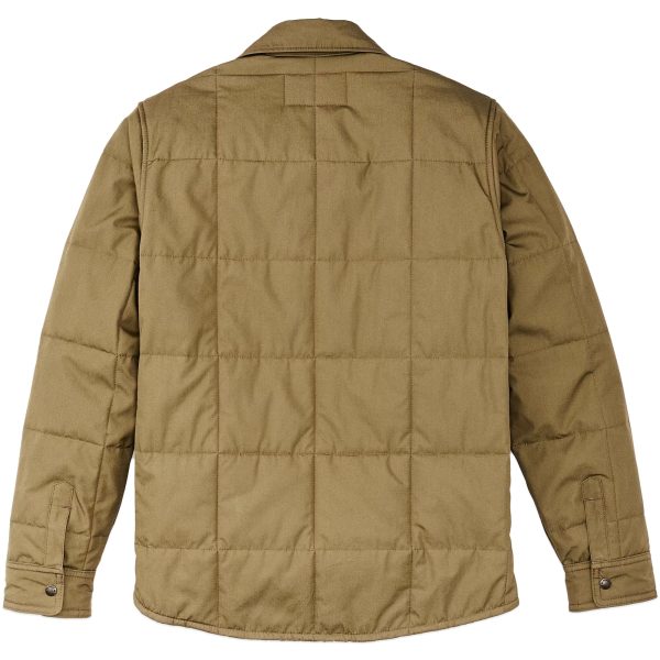 Filson Cover Cloth Quilted Jac-Shirt - Olive Drab Hot on Sale