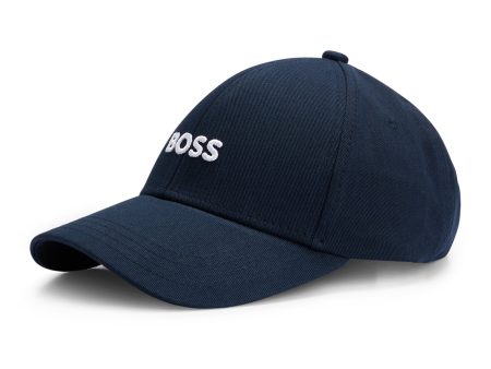 Boss Zed Embroidered Cotton Cap - Navy Sale