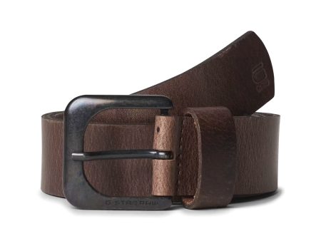 G-Star Zed Leather Belt - Dark Brown Supply