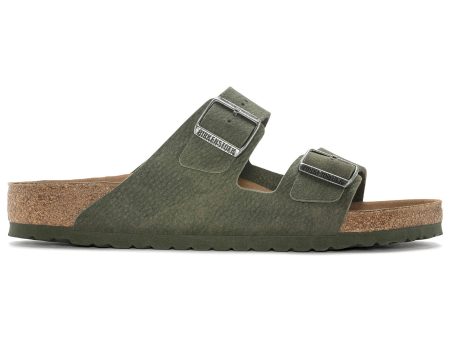 Birkenstock Arizona Vegan Micro Fibre Sandals - Desert Dust Thyme Fashion