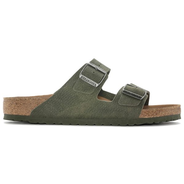 Birkenstock Arizona Vegan Micro Fibre Sandals - Desert Dust Thyme Fashion