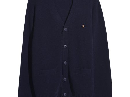 Farah Birchall Cardigan - True Navy Hot on Sale