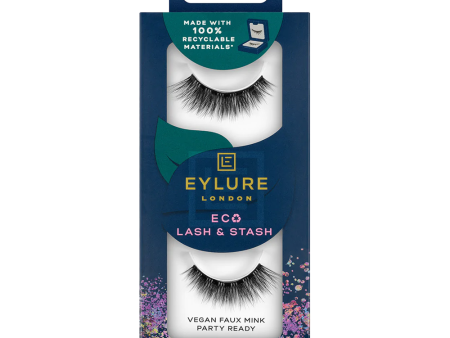 Eylure London Eco Lash & Stash Vegan Faux Mink PARTY READY Online now