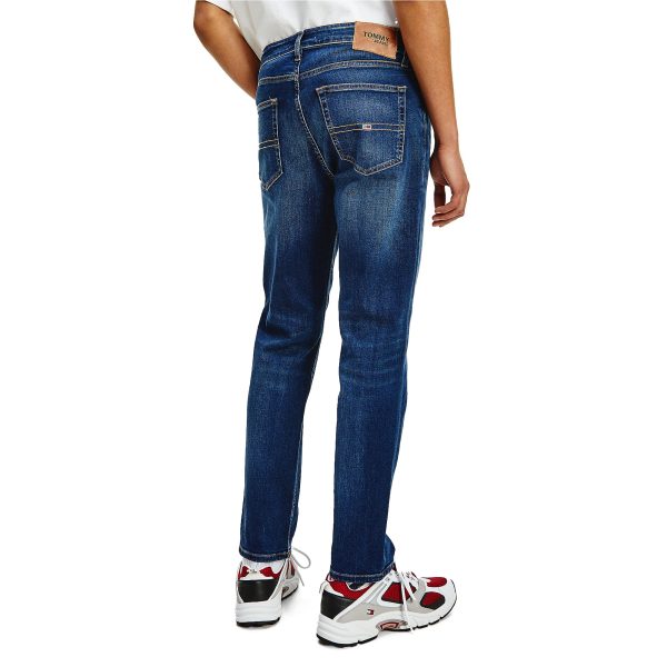 Tommy Jeans Ryan Regular Straight Jeans - Aspen Dark Blue Stretch Cheap