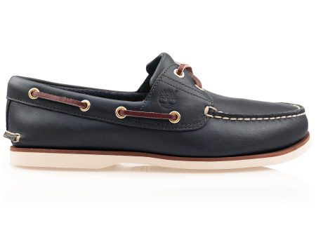 Timberland Classic Boat Shoe - 74036 MD Blue Full Grain For Cheap