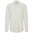 Boss Relegant 6 Corduroy Shirt - Light Pale Grey Online