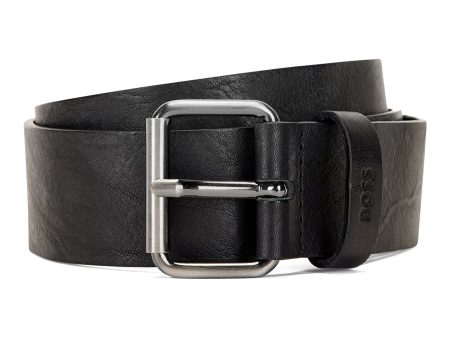 Boss Serge GS Leather Belt - Black Hot on Sale